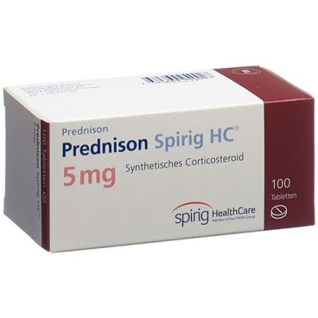 Prednisone Spirig HC Tabl 5 mg 100 pcs - PrimeCare Global