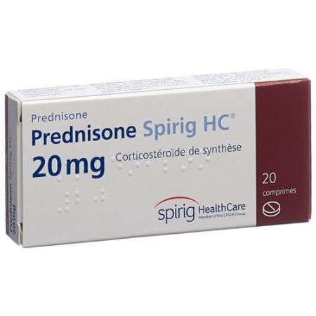 Prednisone Spirig HC Tabl 20 mg 20 pcs - PrimeCare Global