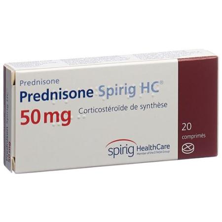 Prednisone Spirig HC Tabl 50 mg 20 pcs - PrimeCare Global