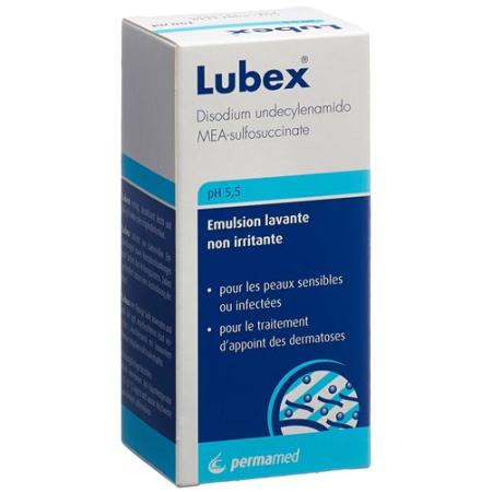 Lubex non-irritating skin washing emulsion extra mild pH 5.5 bottle 150 ml - PrimeCare Global
