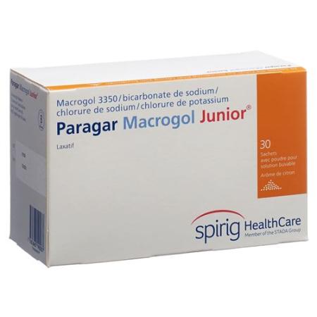 Paragar Macrogol Junior Plv Btl 30 pcs - PrimeCare Global