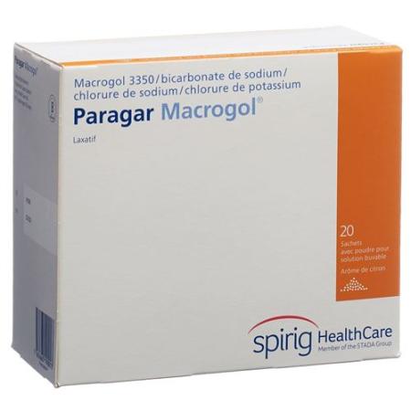 Paragar Macrogol Plv Btl 20 pcs - PrimeCare Global