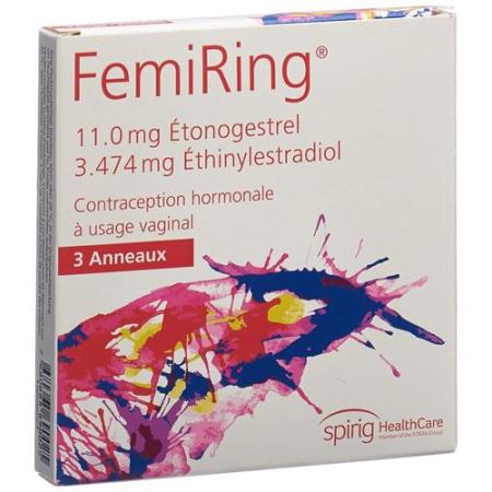 FemiRing Vag Ring Btl 3 pcs - PrimeCare Global