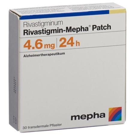 Rivastigmine-Mepha Patch 4.6 mg/24h 30 pieces - PrimeCare Global