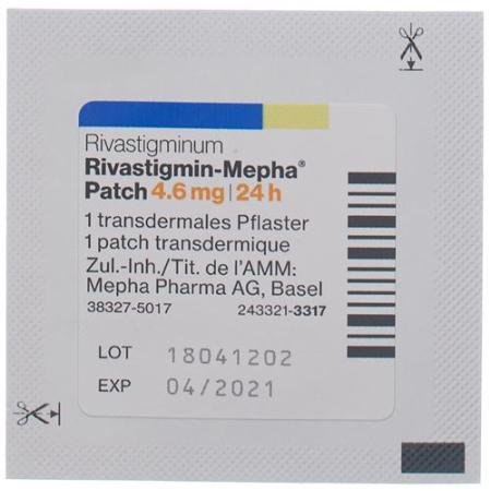 Rivastigmine-Mepha Patch 4.6 mg/24h 30 pieces - PrimeCare Global