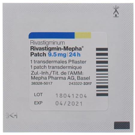 Rivastigmine-Mepha Patch 9.5 mg/24h 30 pieces - PrimeCare Global