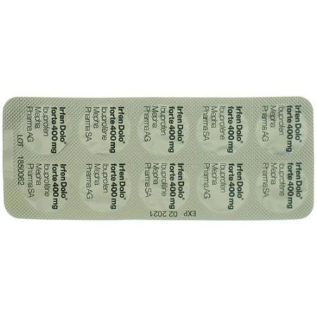 Irfen Dolo forte Lactab 400 mg 10 pcs - PrimeCare Global