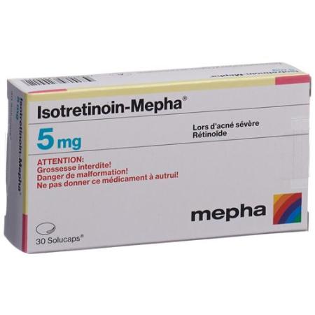 Isotretinoin-Mepha Solucaps 5 mg 30 pcs - PrimeCare Global