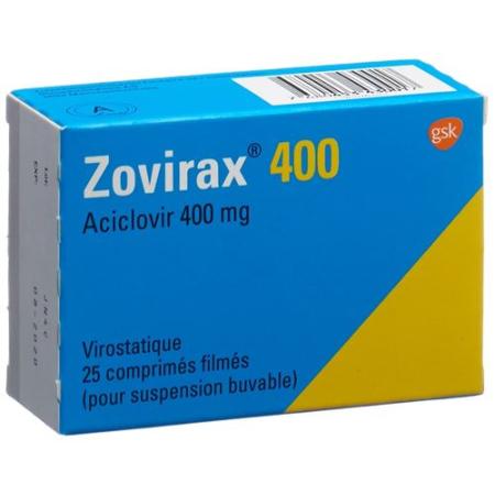 Zovirax Filmtablet 400 mg 25 pcs - PrimeCare Global