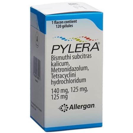 Pylera Kaps 140 mg/125 mg/125 mg Ds 120 pcs - PrimeCare Global