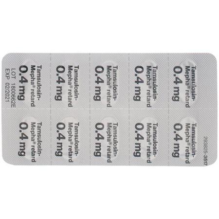 Tamsulosin-Mepha retard Depocaps 0.4 mg 10 pcs - PrimeCare Global