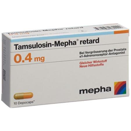 Tamsulosin-Mepha retard Depocaps 0.4 mg 30 pcs - PrimeCare Global