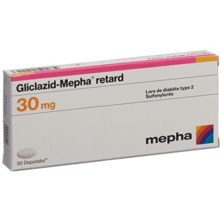 Gliclazide-Mepha retard Depotabs 30 mg 30 pieces - PrimeCare Global