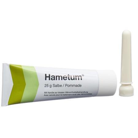 Hametum ointment with cannula Tb 25 g - PrimeCare Global