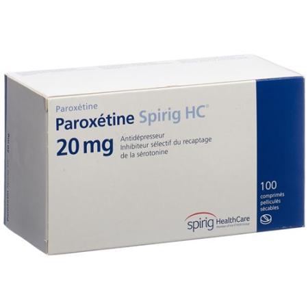 Paroxetine Spirig HC Filmtabl 20 mg 30 pcs - PrimeCare Global