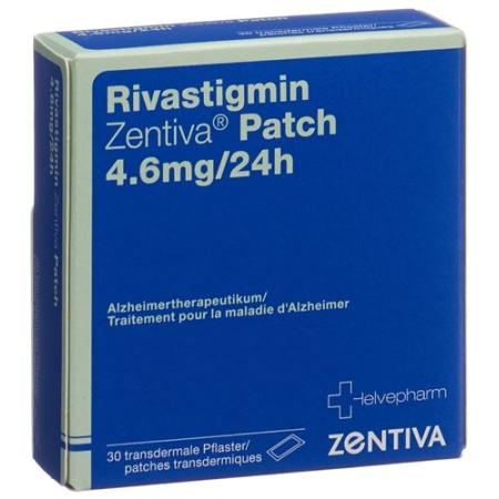 Rivastigmine Zentiva Patch 4.6 mg/24h 30 pieces - PrimeCare Global