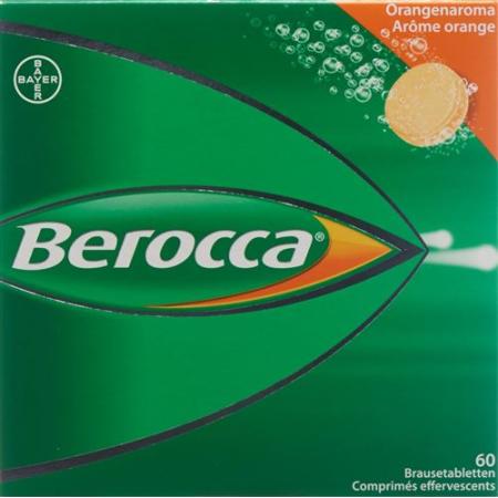 Berocca effervescent tablet orange flavor 60 pcs - PrimeCare Global