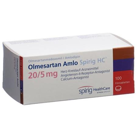 Olmesartan Amlo Spirig HC Filmtabl 20mg/5mg 100 pcs - PrimeCare Global
