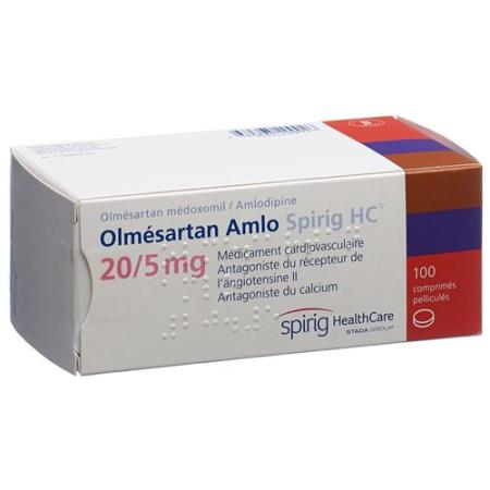 Olmesartan Amlo Spirig HC Filmtabl 20mg/5mg 100 pcs - PrimeCare Global