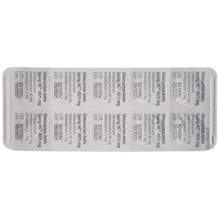 Olmesartan Amlo Spirig HC Filmtabl 40mg/5mg 100 pcs - PrimeCare Global