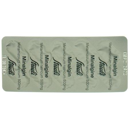 Minalgin Tabl 500 mg oval 50 pcs - PrimeCare Global