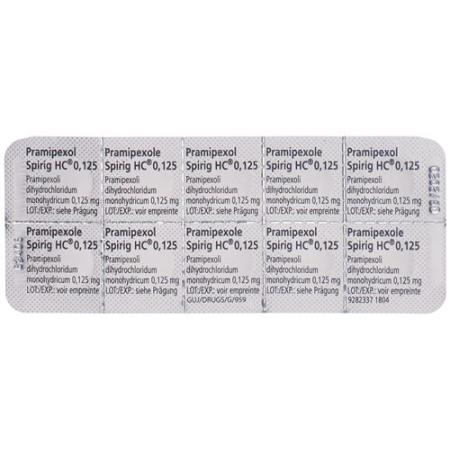 Pramipexole Spirig HC Tabl 0.125 mg 30 pcs - PrimeCare Global