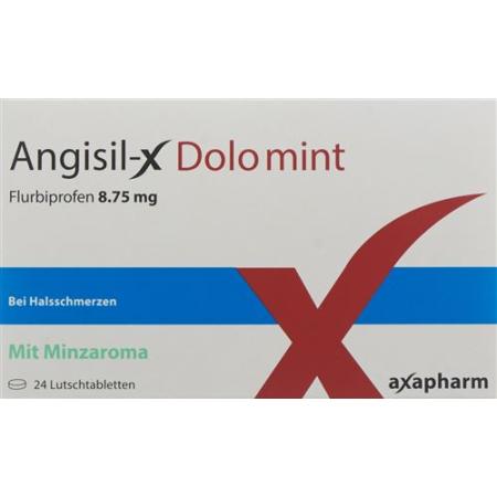 Angisil-X Dolo lozenges 8.75 mg mint 24 pcs - PrimeCare Global