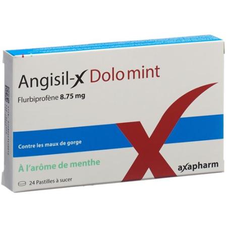 Angisil-X Dolo lozenges 8.75 mg mint 24 pcs - PrimeCare Global