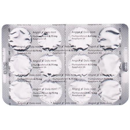 Angisil-X Dolo lozenges 8.75 mg mint 24 pcs - PrimeCare Global
