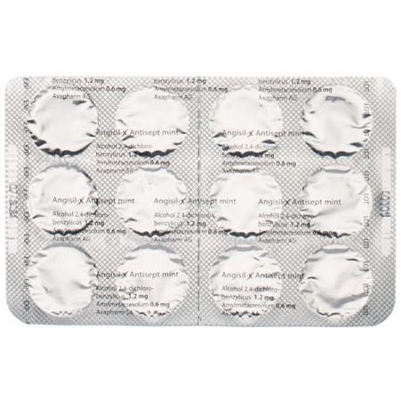 Angisil-X Antisept lozenges mint 24 pcs - PrimeCare Global