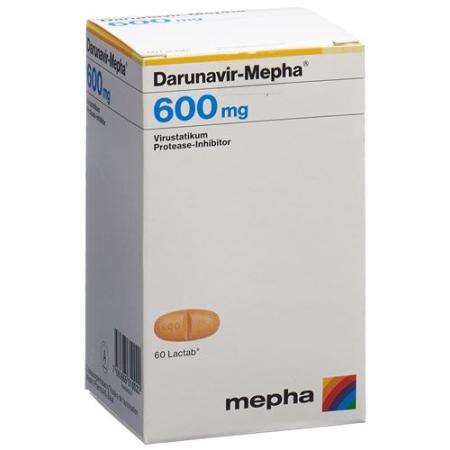 Darunavir-Mepha Lactab 600 mg Ds 60 pcs - PrimeCare Global