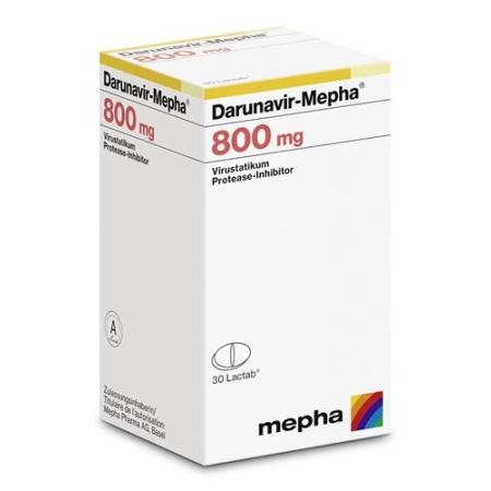 Darunavir-Mepha Lactab 800 mg Ds 30 pcs - PrimeCare Global