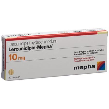 Lercanidipin-Mepha Lactab 10 mg 100 pcs - PrimeCare Global