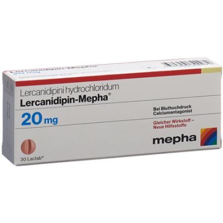Lercanidipin-Mepha Lactab 20 mg 30 pcs - PrimeCare Global