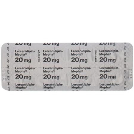 Lercanidipin-Mepha Lactab 20 mg 30 pcs - PrimeCare Global