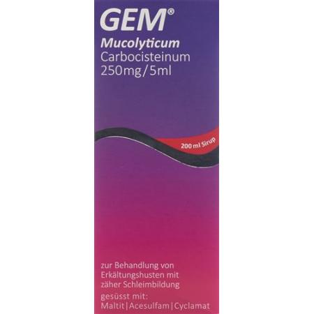 GEM Mucolyticum Sirup - PrimeCare Global