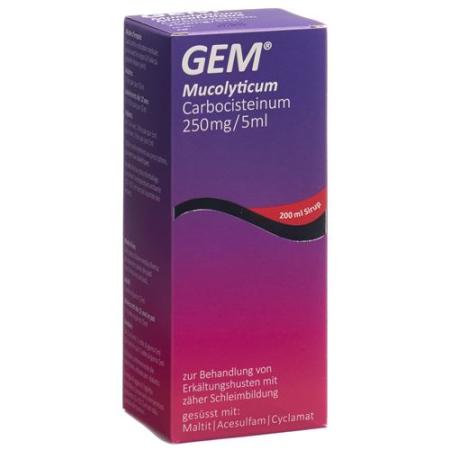 GEM Mucolyticum Sirup - PrimeCare Global