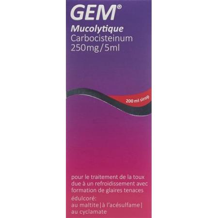 GEM Mucolyticum Sirup - PrimeCare Global