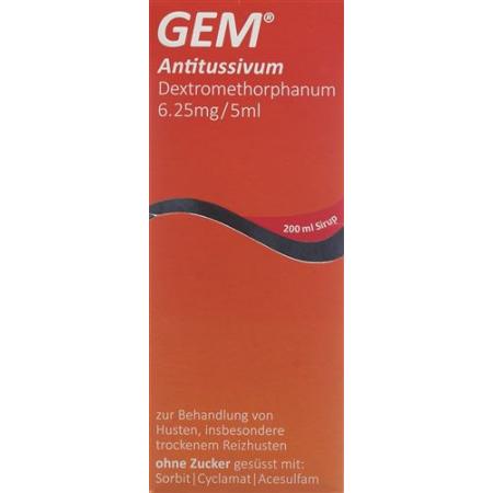 GEM ANTITUSSIVUM SIRUP - PrimeCare Global