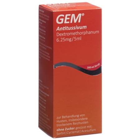 GEM ANTITUSSIVUM SIRUP - PrimeCare Global