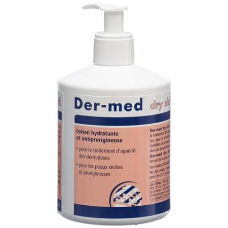 Der-med dry skin lotion bottle 500 ml - PrimeCare Global