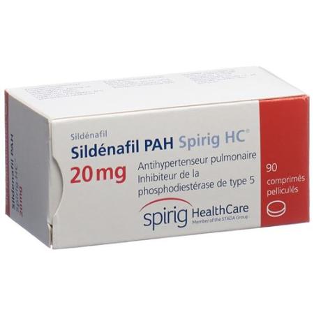 Sildenafil PAH Spirig HC Filmtabl 20 mg 90 pcs - PrimeCare Global