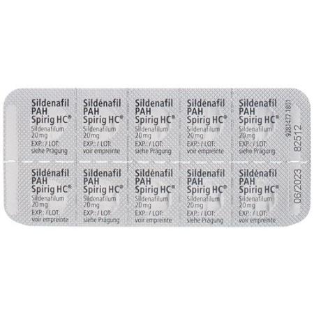 Sildenafil PAH Spirig HC Filmtabl 20 mg 90 pcs - PrimeCare Global
