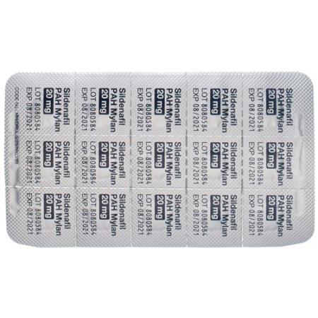 Sildenafil PAH Mylan Filmtabl 20 mg 90 pcs - PrimeCare Global