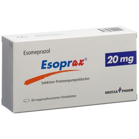 Esoprax Filmtablet 20 mg 60 pcs - PrimeCare Global