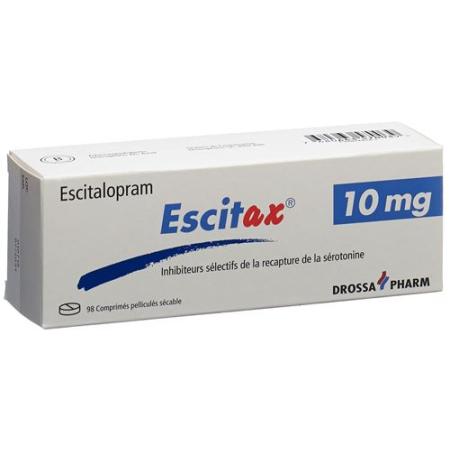 Escitax Filmtablet 10 mg 98 pcs - PrimeCare Global