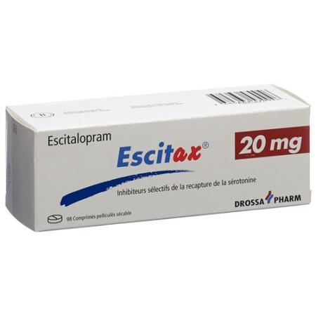 Escitax Filmtablet 20 mg 98 pcs - PrimeCare Global