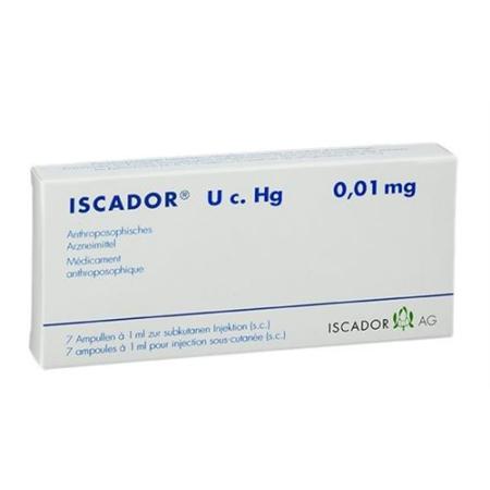 Iscador U c. Hg Inj L&ouml;s 0.01 mg Amp 7 pcs - PrimeCare Global