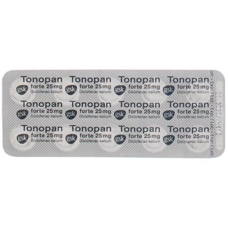 Tonopan forte Drag 25 mg 10 pcs - PrimeCare Global
