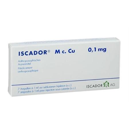 Iscador M c. Cu Inj L&ouml;s 0.1 mg Amp 7 pcs - PrimeCare Global